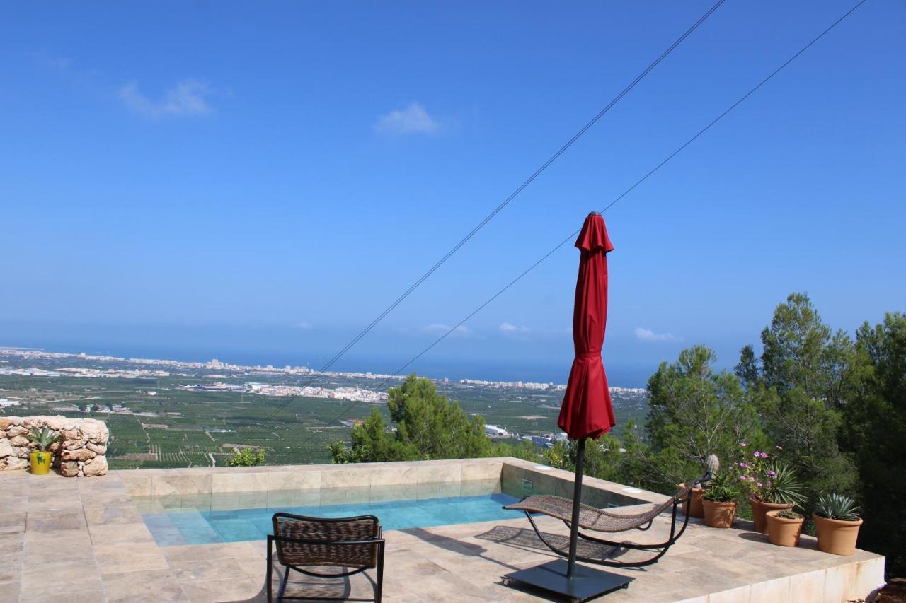 Villa Gaudir La Mar - Casa En Tossal Gros La Font D'En Carros Castillo del Reboller Esterno foto